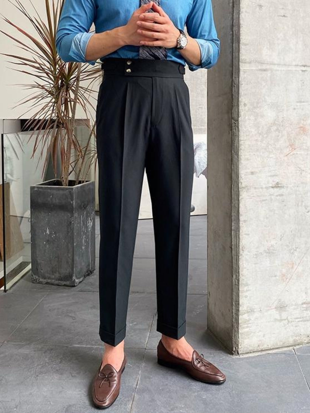 Old Money Men Gurkha Pants Timeless Tailoring & Refined Comfort