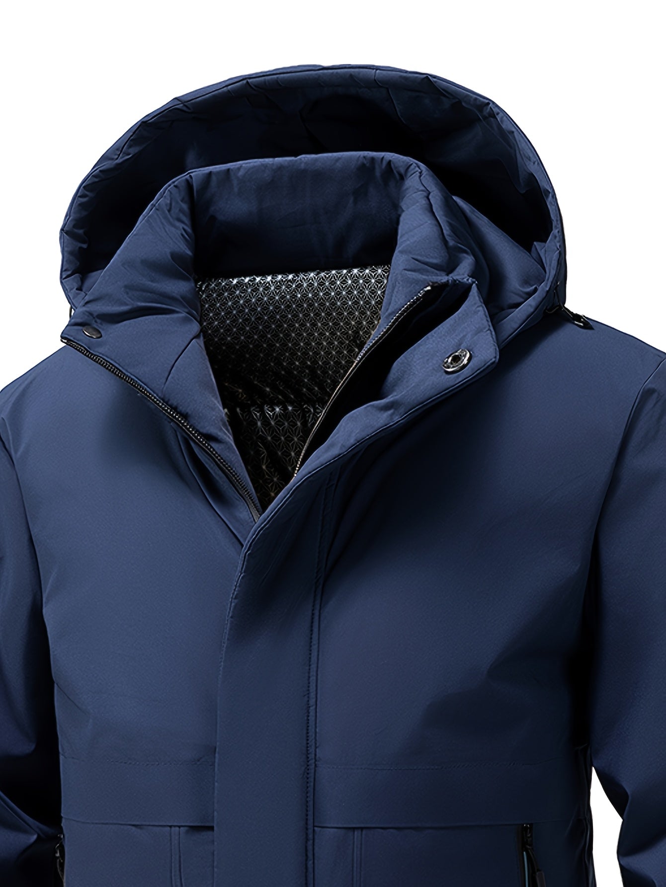 Men’s Puffer Winter Jacket – Thick Warm Hooded Coat for Everyday Wear