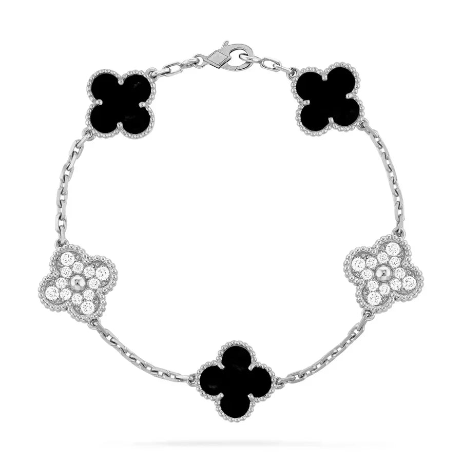 Abby - 18k Gold-Plated Clover Leaf Bracelet