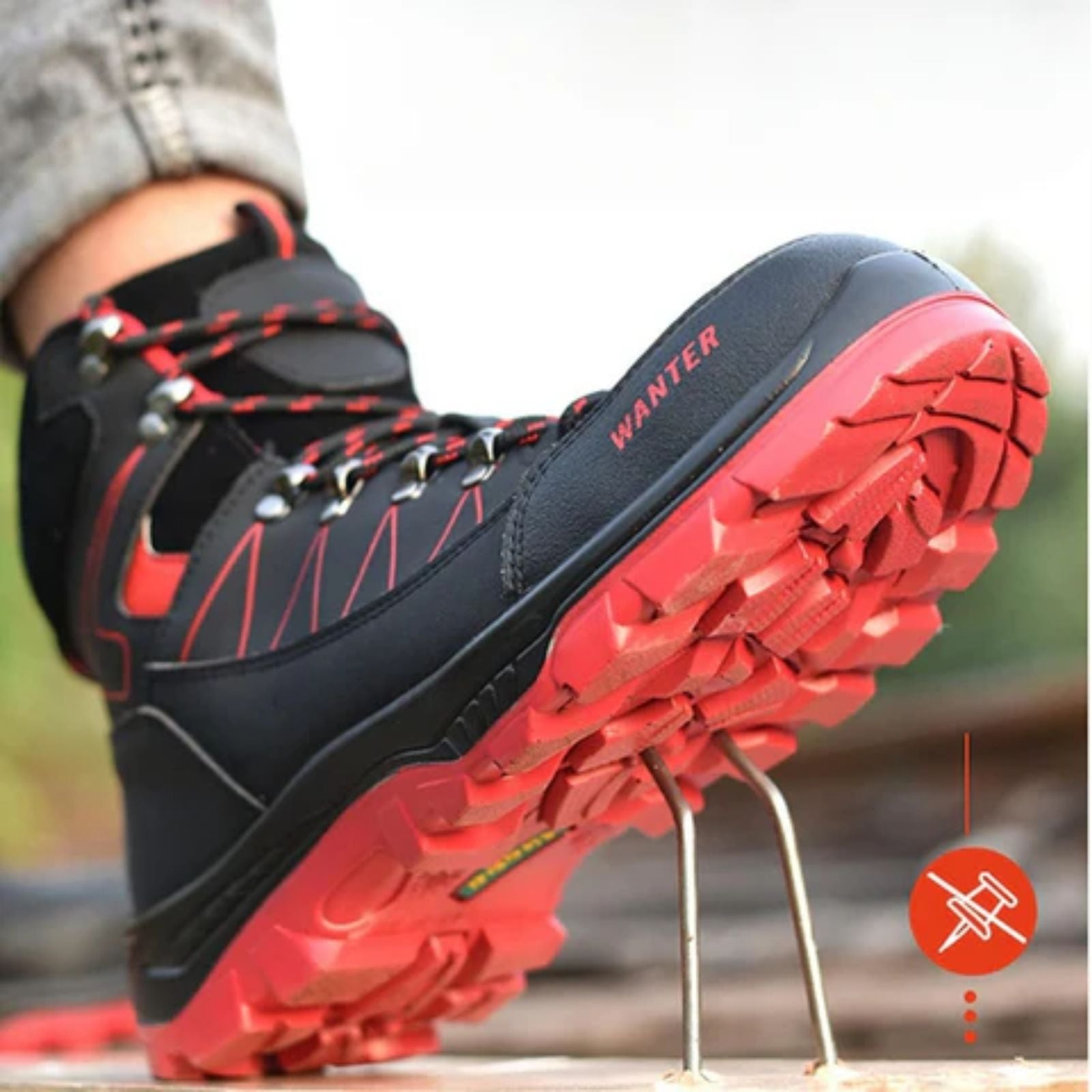 Tucson Waterproof Safety Boots – Men’s Steel Toe Work Boots with Slip-Resistant Sole