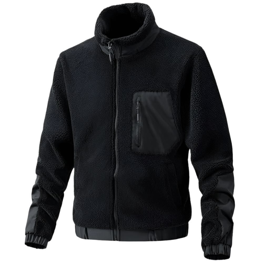 Men’s Outdoor Fleece Zipper Jacket – Zip-Up