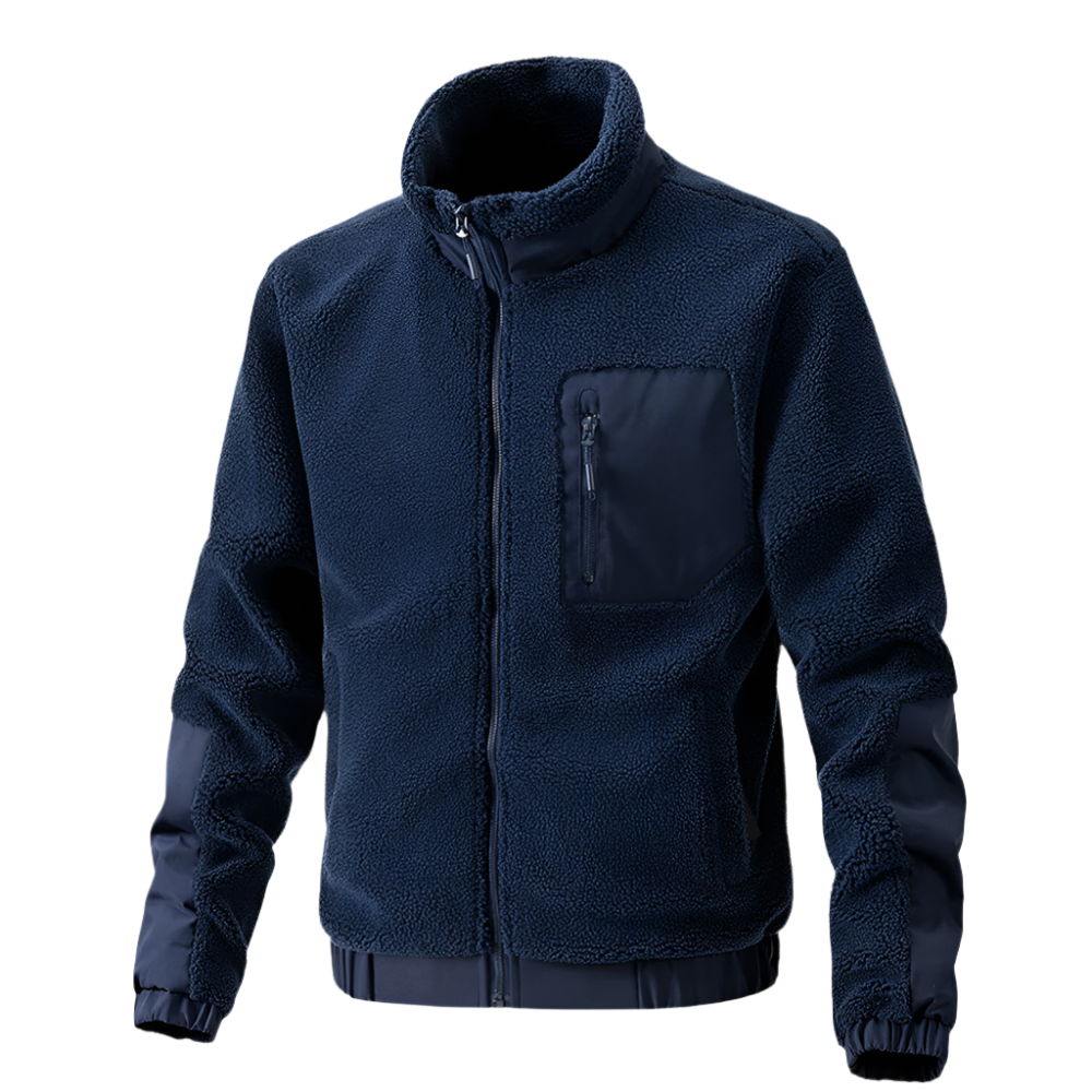 Men’s Outdoor Fleece Zipper Jacket – Zip-Up