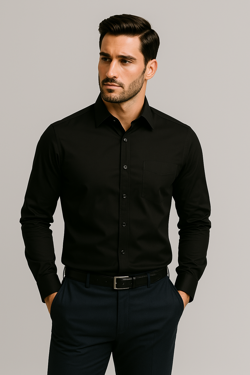 Anti-Wrinkle Business Shirt – Wrinkle-Free, No-Iron, Comfortable Fit for Professionals