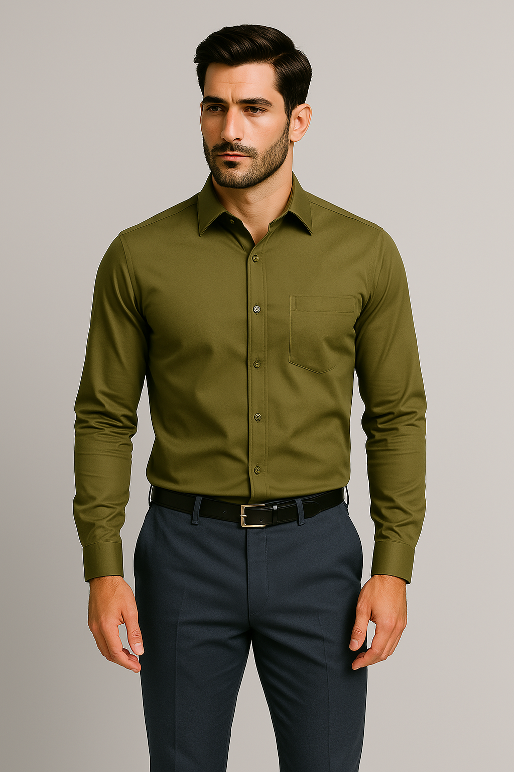Anti-Wrinkle Business Shirt – Wrinkle-Free, No-Iron, Comfortable Fit for Professionals