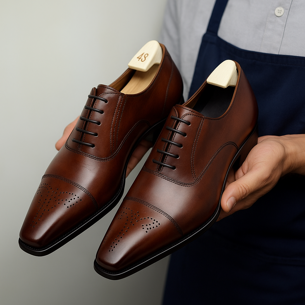 Men’s Luxury Leather Dress Shoes – Elegant Wedding Footwear