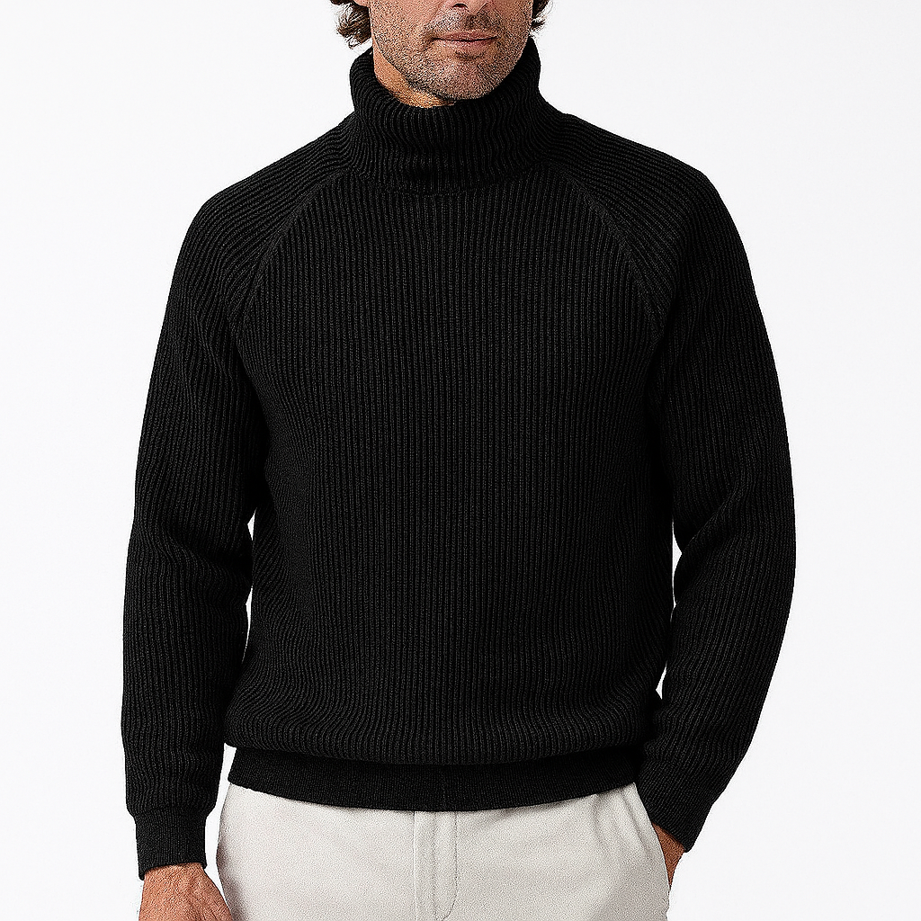 Men’s Cashmere Turtleneck Sweater – Timeless Luxury & Exceptional Softness