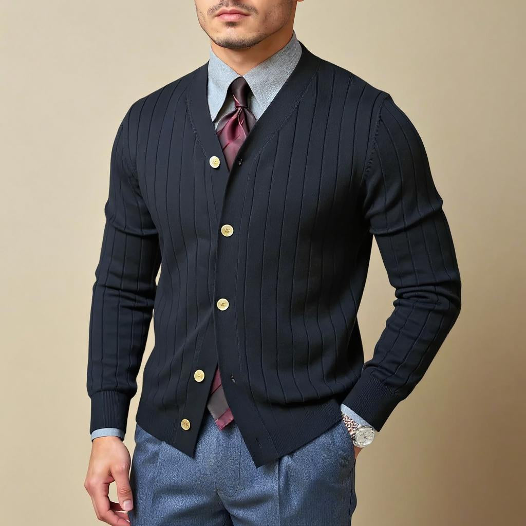 Vinia Italian Men Knitted Cardigan | Men’s Knitwear