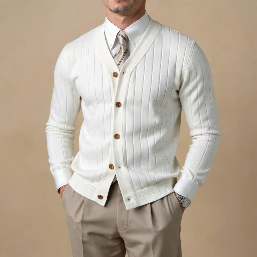 Vinia Italian Men Knitted Cardigan | Men’s Knitwear