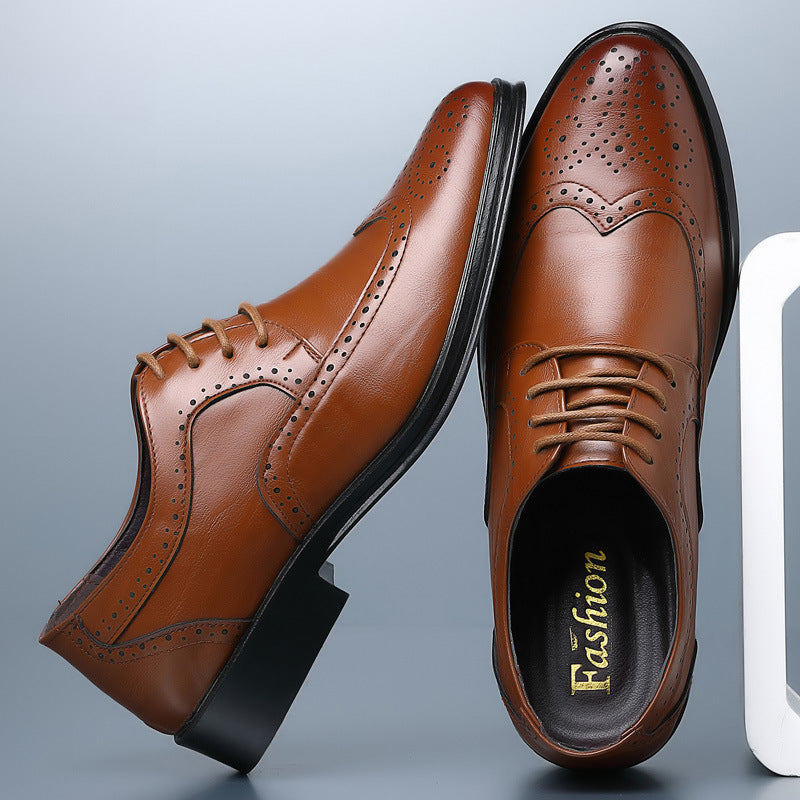 Lucas | Elegant Men Lightweight Leather Dress Shoes