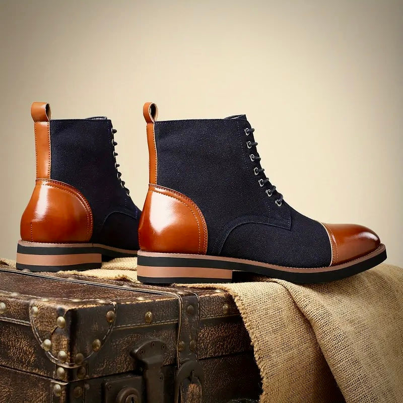 Oliver Ashford Oxford Leather Boots – Classic Men’s Dress Boots