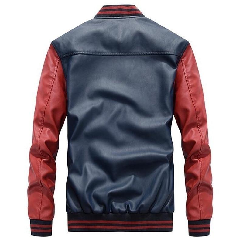 Men’s Varsity Vintage Jacket with Contrast Sleeves