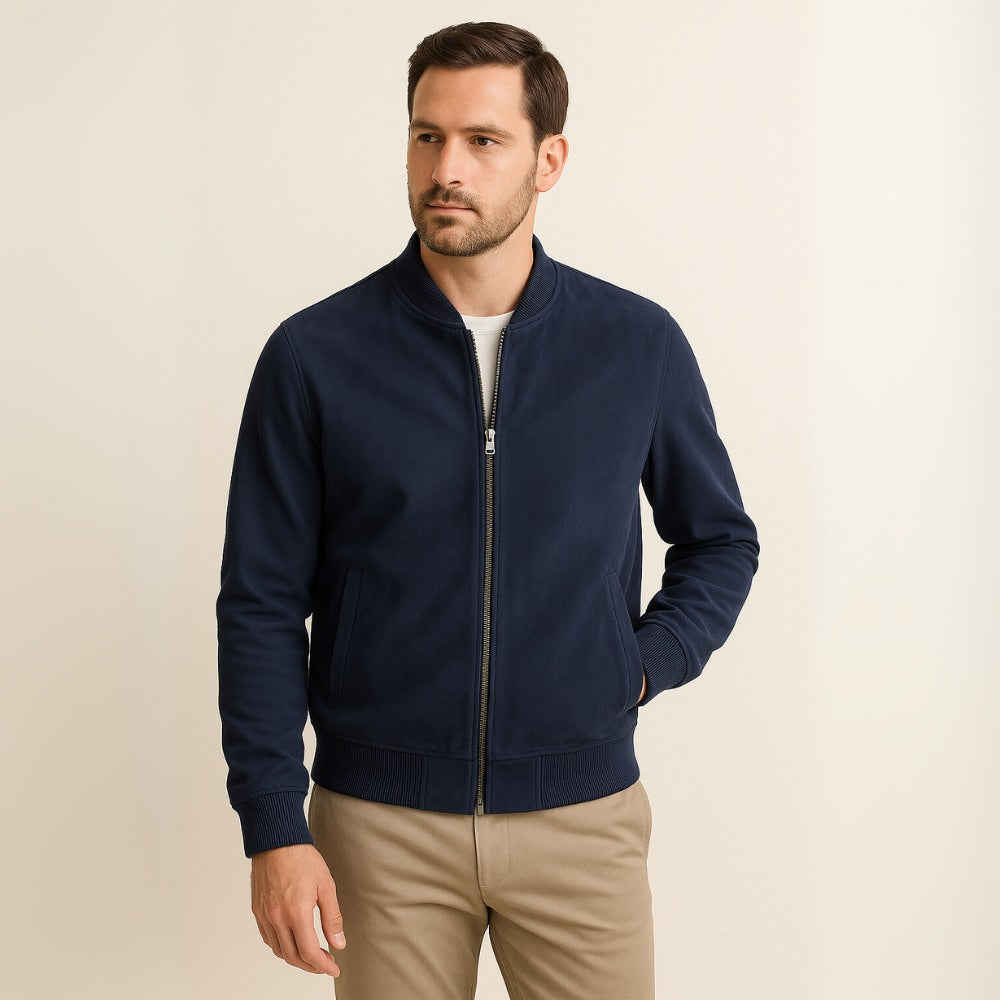 Renoir Men’s Suede Jacket – Old Money Style & Timeless Elegance