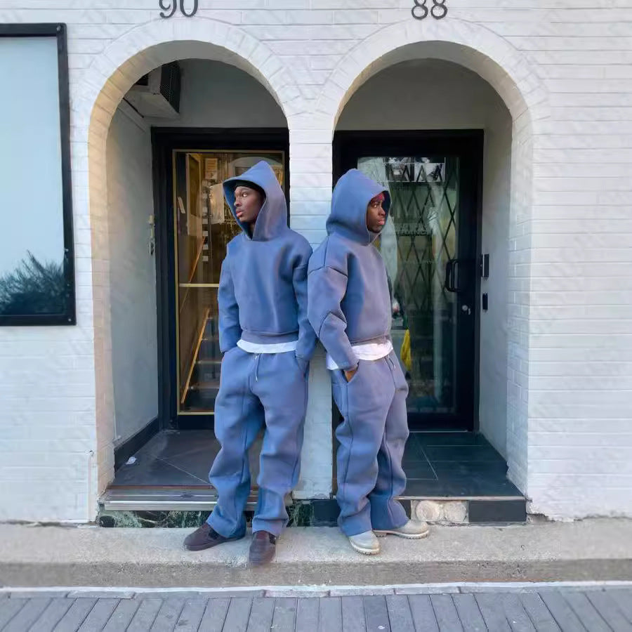 Men’s Streat Tracksuit – Two-Piece Jogging Set with Zip Jacket and Pants