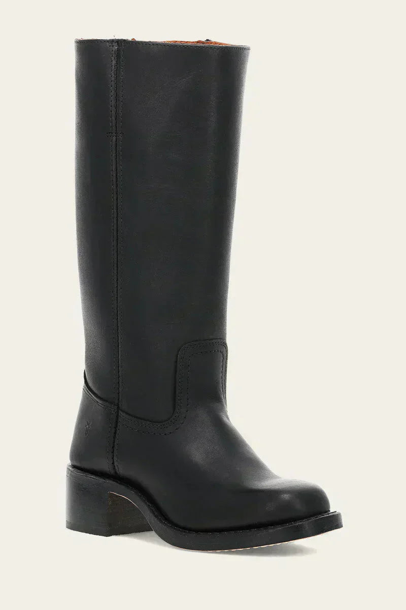 Women Knee-High Boots with Slim Fit and Structured Sole