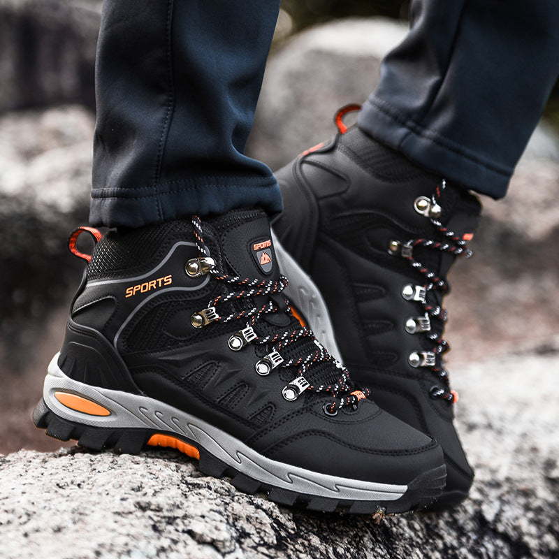 Men’s Mid Height Waterproof Work Boots – Durable Safety Footwear