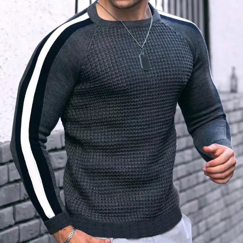 Dasfirin Luxe Knit Stripe Men Sweater