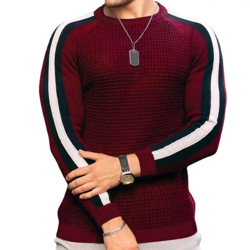 Dasfirin Luxe Knit Stripe Men Sweater