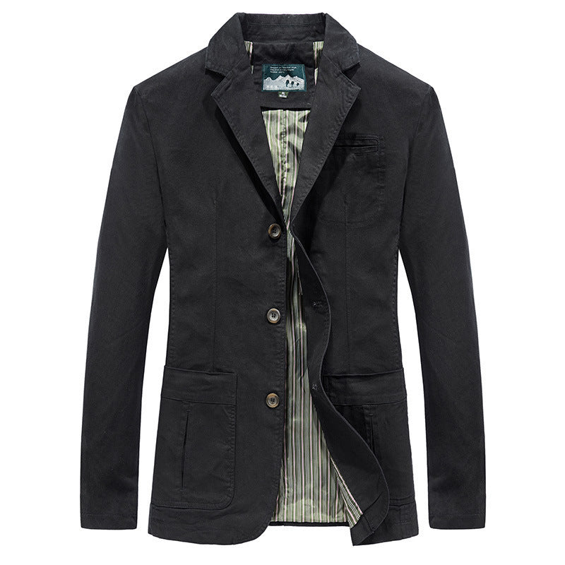 Men’s Cotton Blazer Jacket – Breathable Casual Suit Vest