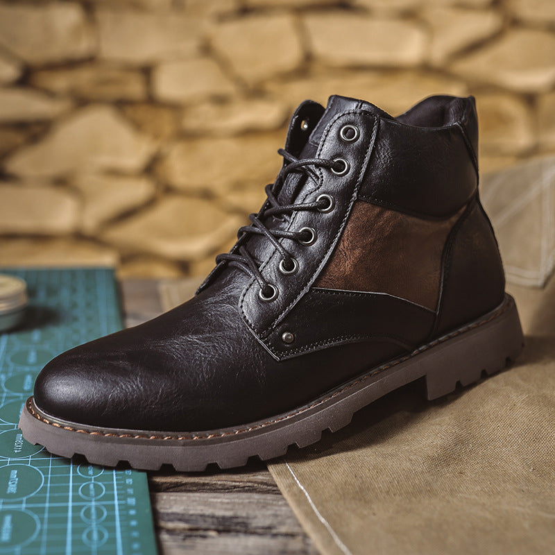 Men’s Leather Boots – Durable Casual & Workwear Style