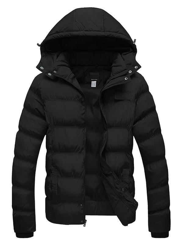Men’s Insulated Winter Jacket with Hood – Warm, Protective & Everyday Ready