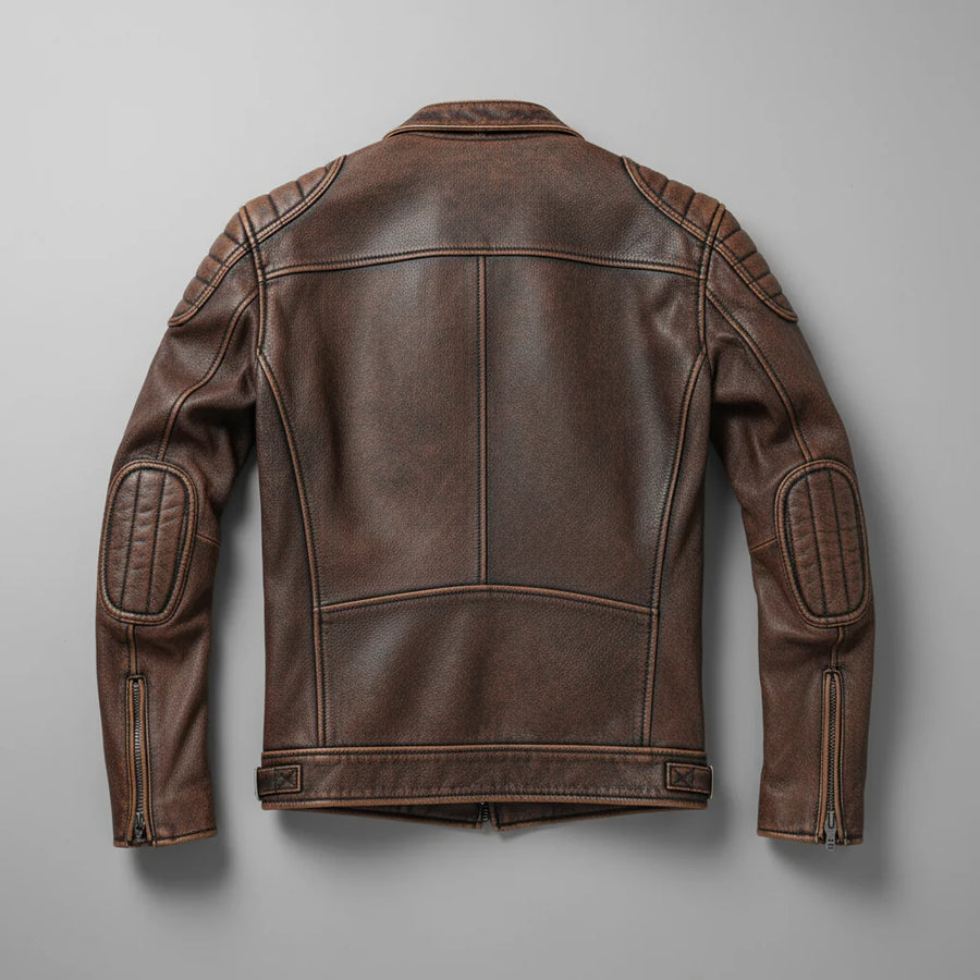Samer Genuine Leather Jacket – Clean Design, Lasting Quality