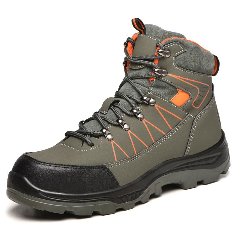 Tucson Waterproof Safety Boots – Men’s Steel Toe Work Boots with Slip-Resistant Sole