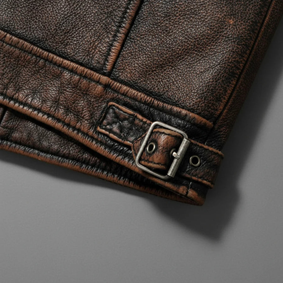 Samer Genuine Leather Jacket – Clean Design, Lasting Quality