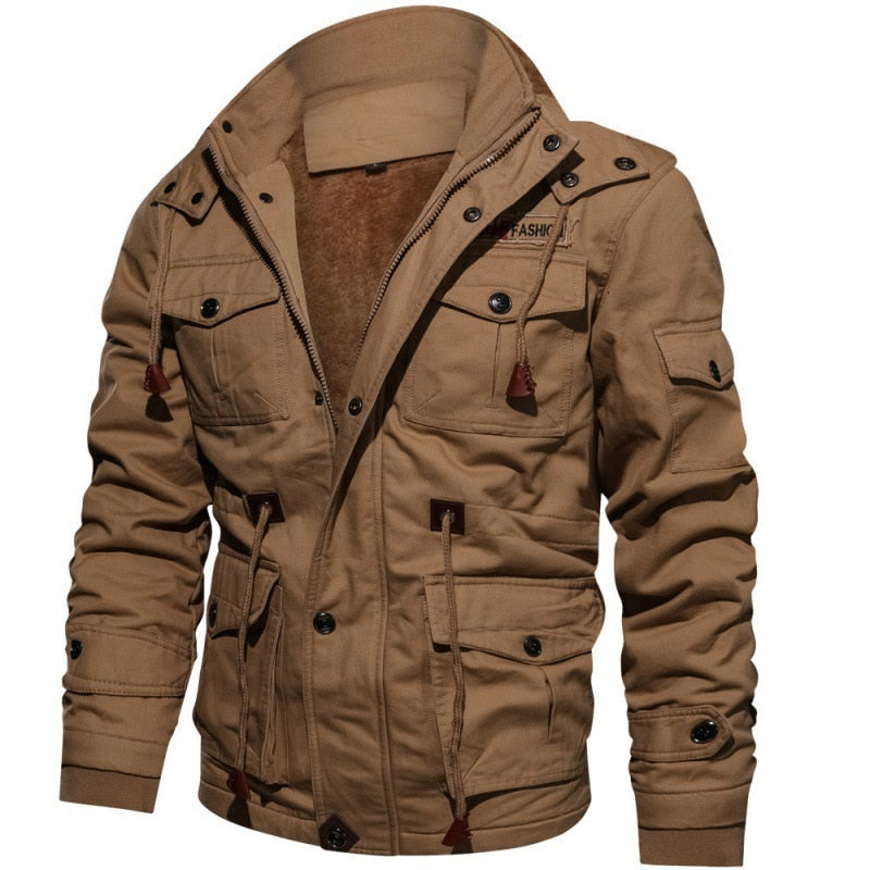 Men’s Tactical Military Winter Jacket – Durable Outdoor Coat