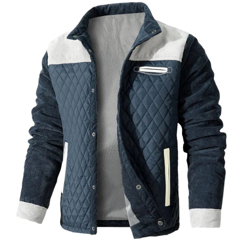 Flavio Men’s Classic Warm Coat with Buttons – Elegant Winter Jacket