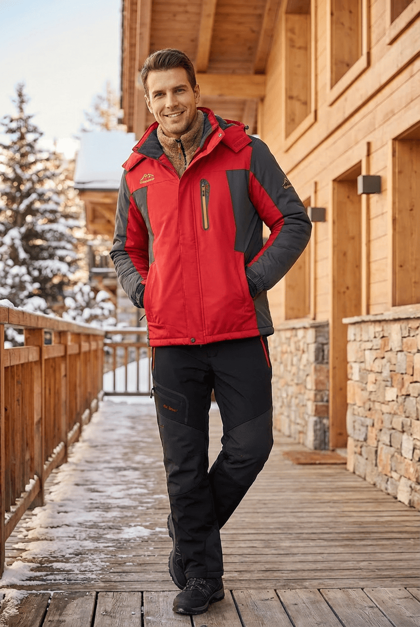 Men’s Ski Suit | Waterproof Jacket & Trousers with Insulated Lining