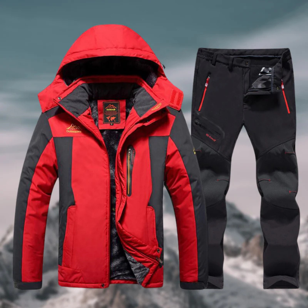 Men’s Ski Suit | Waterproof Jacket & Trousers with Insulated Lining
