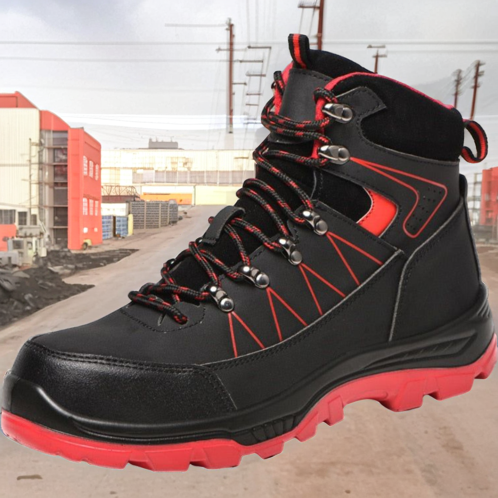 Tucson Waterproof Safety Boots – Men’s Steel Toe Work Boots with Slip-Resistant Sole