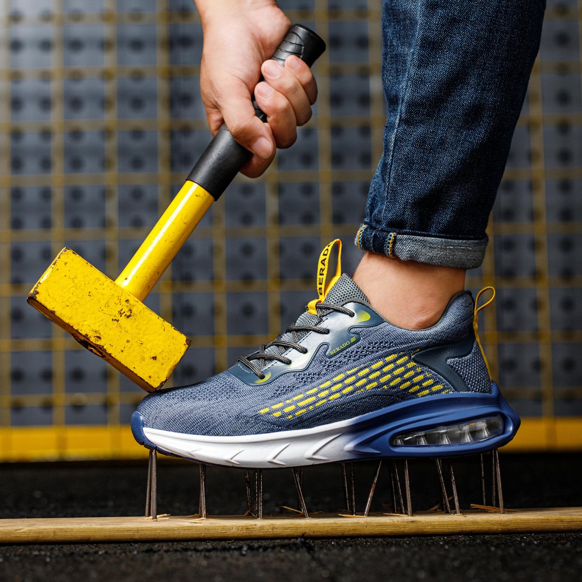 Ultralight Orthopedic Work Shoes – Sporty Look & Full Safety Protection Sneakers