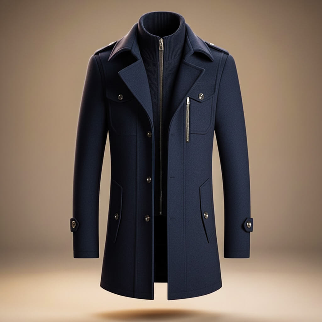 Marco Legacy Virgin Men Wool Coat