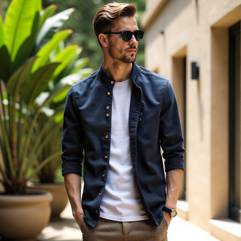 Katana Japanese Shirt for Men – Modern Fit with Traditional Edge