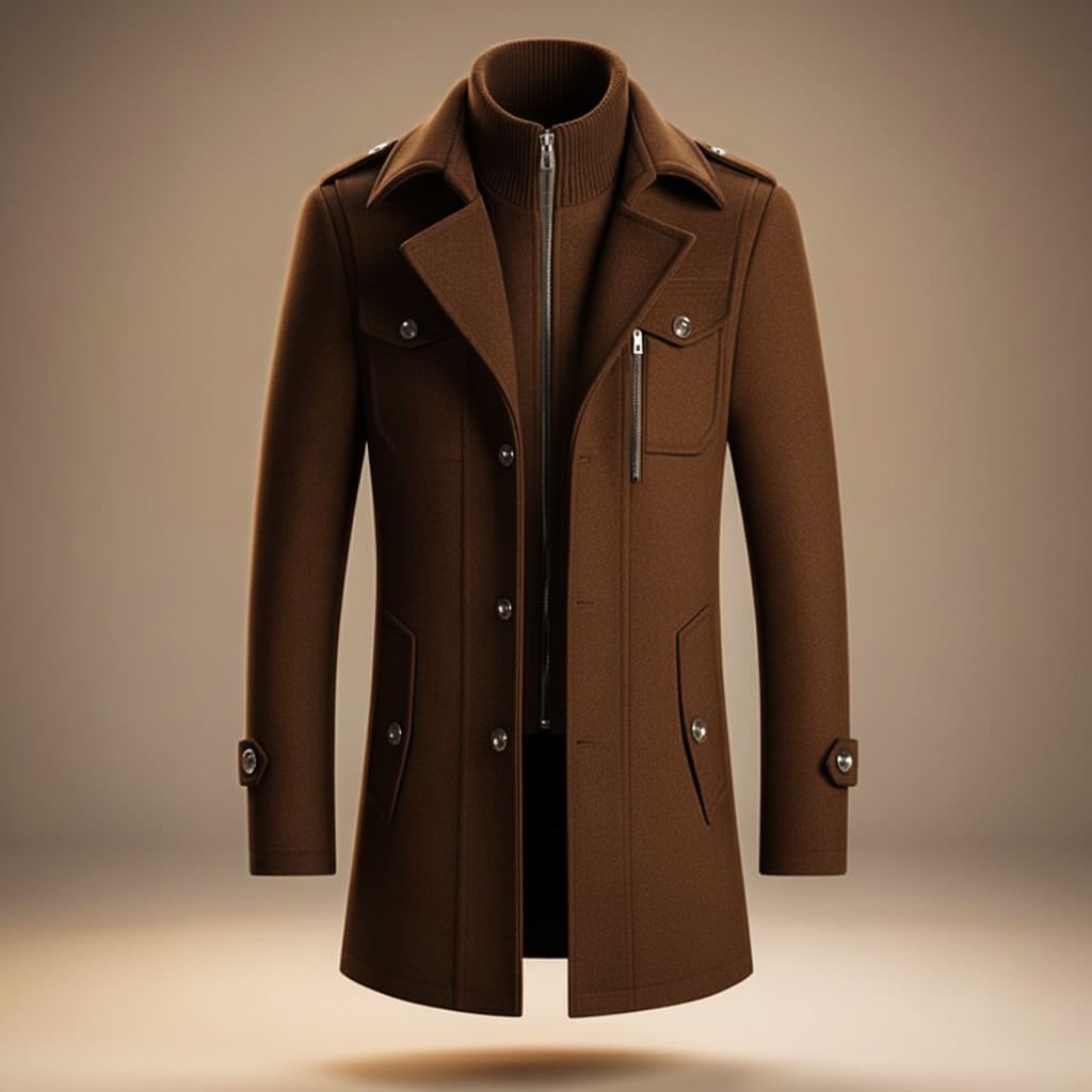 Marco Legacy Virgin Men Wool Coat