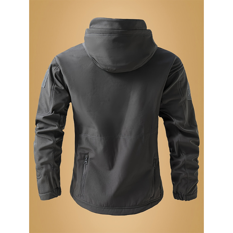 Men’s Tactical Winter Softshell Jacket Windbreaker – Warm Lined Outdoor Coat
