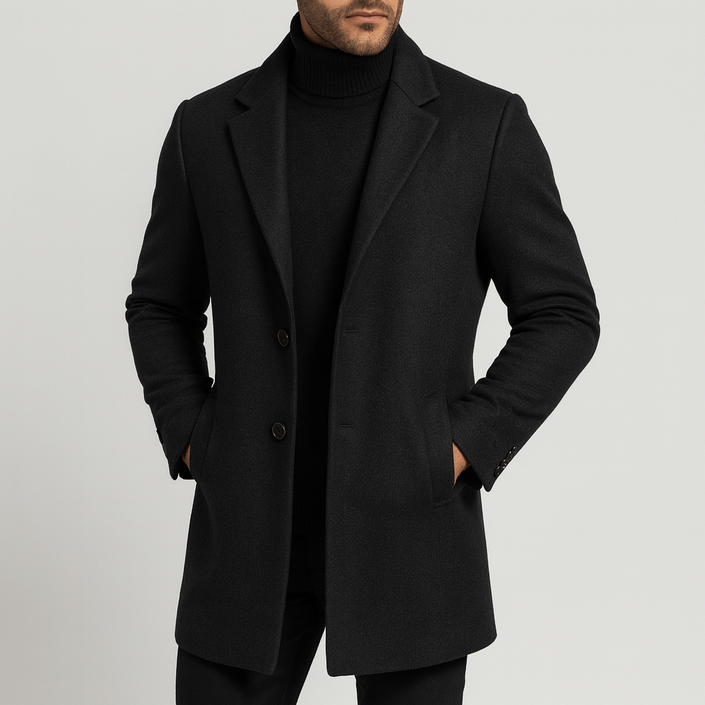 Dasfirin | Elegant Classic Men Long Coat
