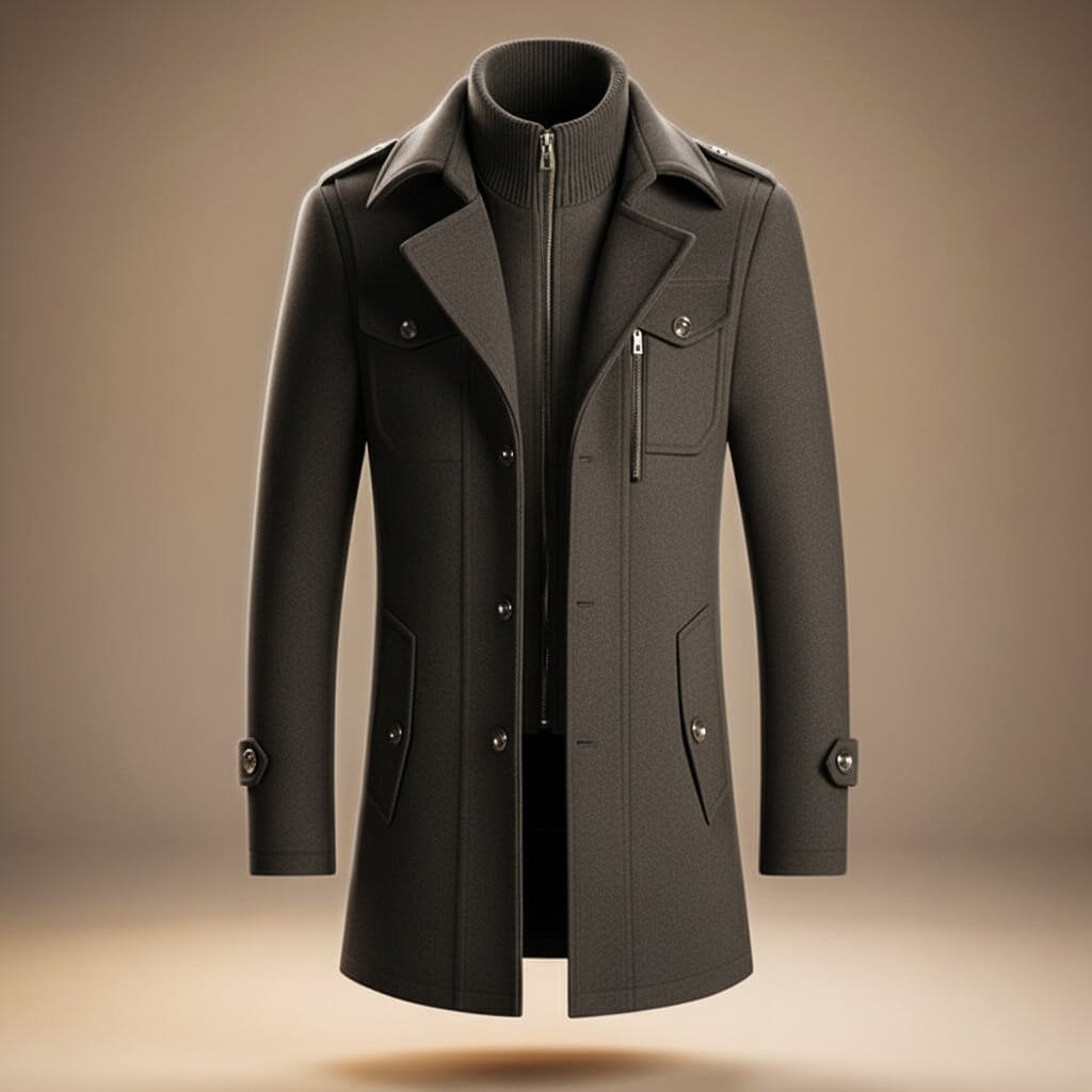 Marco Legacy Virgin Men Wool Coat
