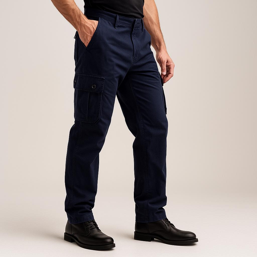 Men’s Cargo Pants – Structured Utility Design Militairy