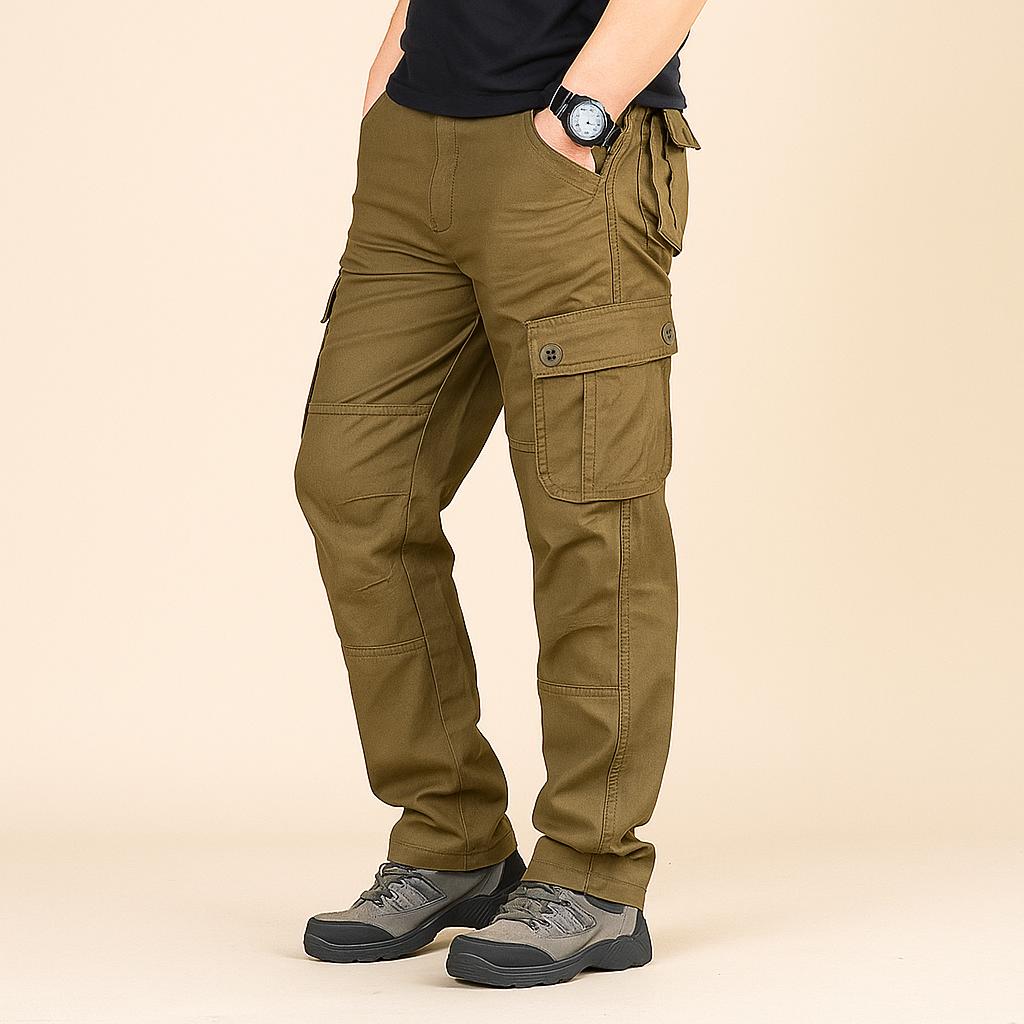 Men’s Cargo Pants – Structured Utility Design Militairy