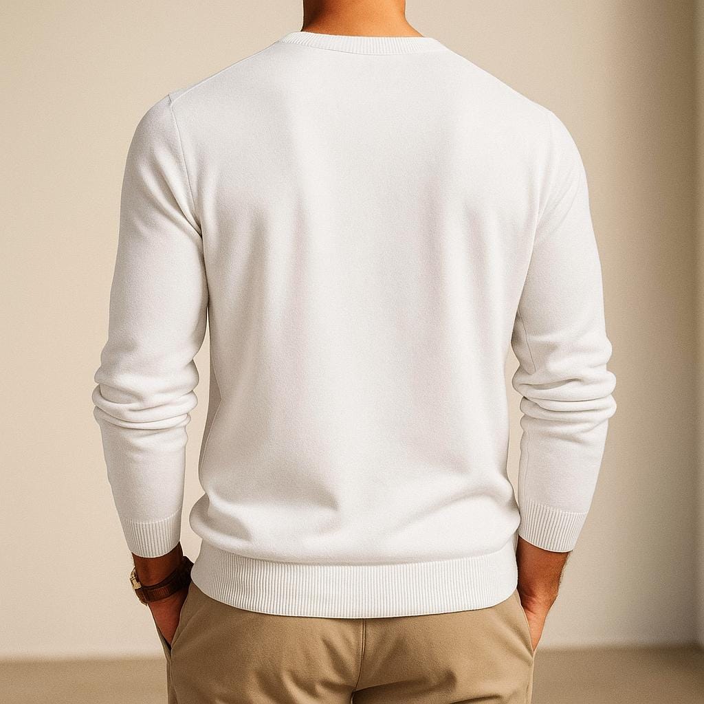 Men’s Crew Neck Sweater – Minimalist Design
