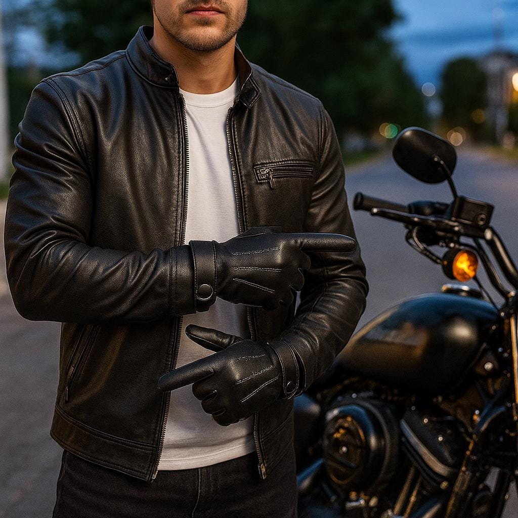 Men’s Leather Gloves – Classic Everyday Design
