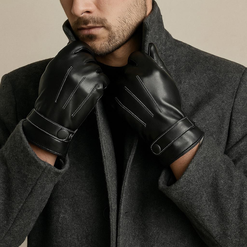 Men’s Leather Gloves – Classic Everyday Design