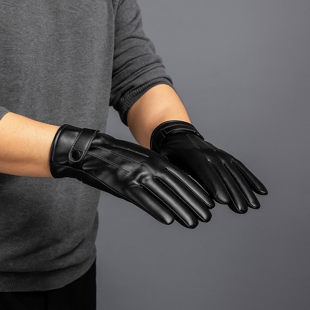Men’s Leather Gloves – Classic Everyday Design