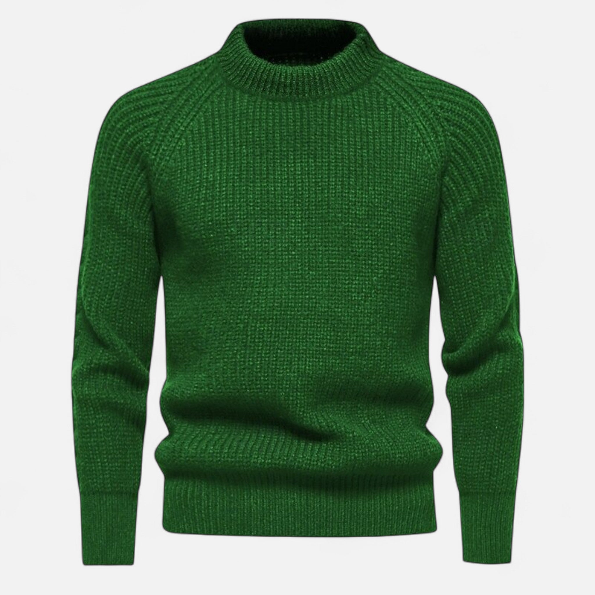 Men’s Slim-Fit Sweater – Ribbed Knit Elegance