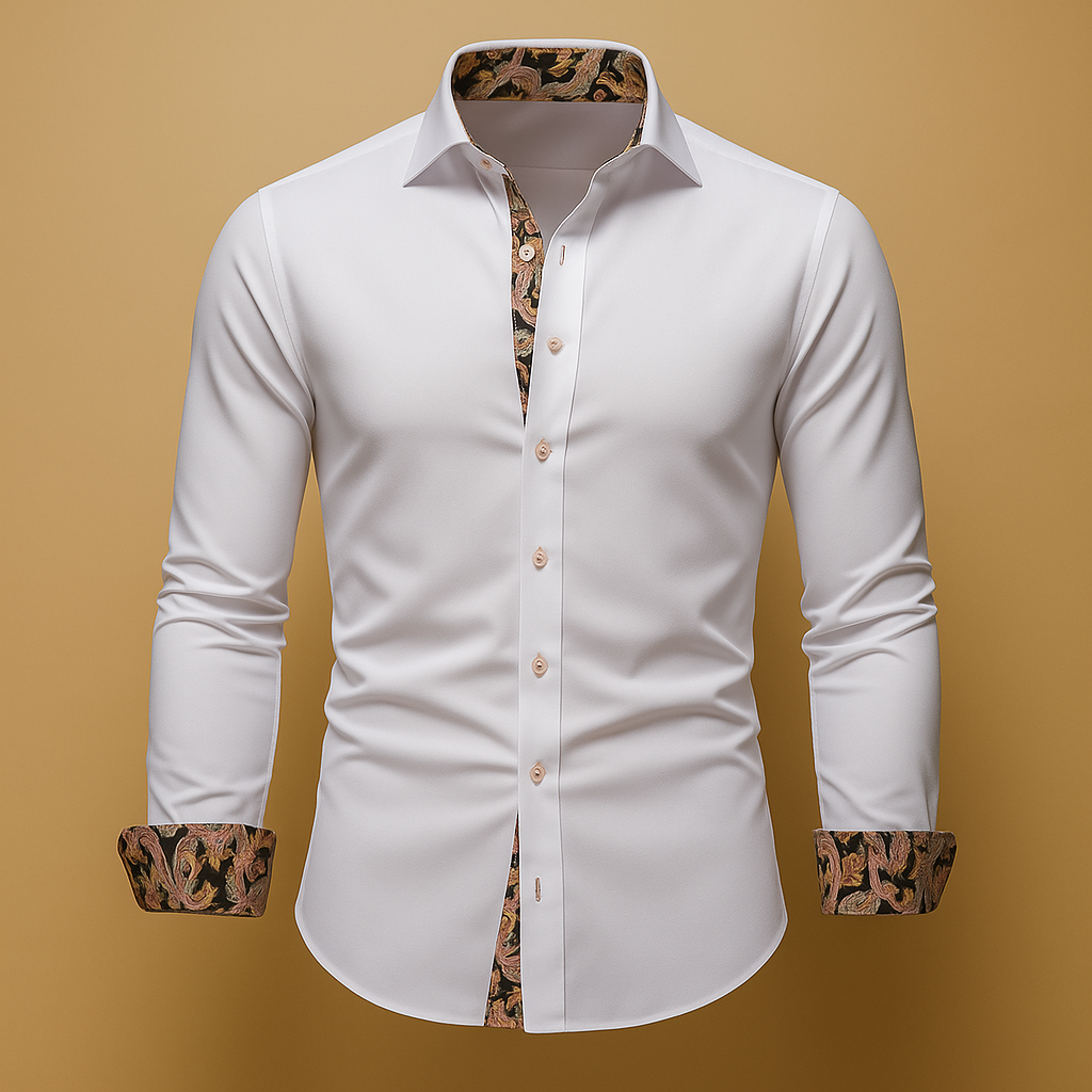 Bram | Modern classic long-sleeve shirt for men