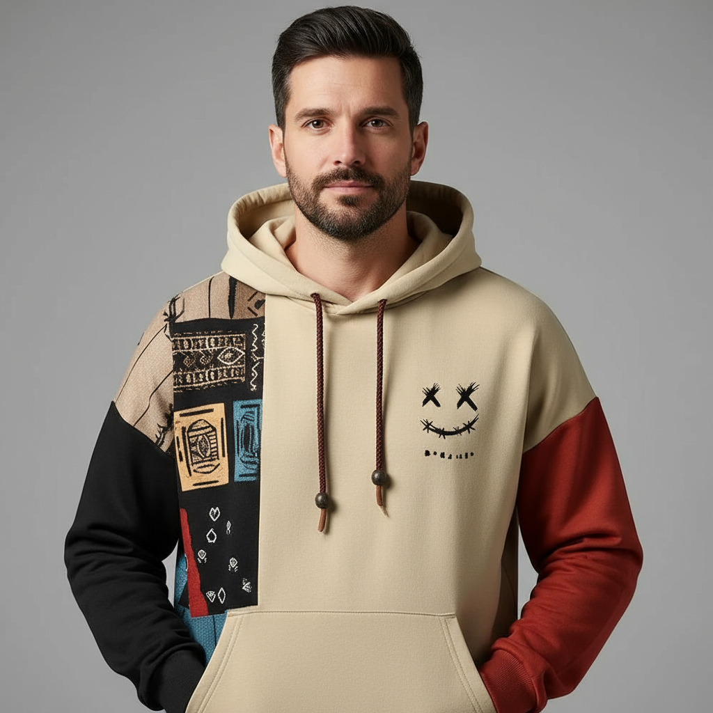 Men’s Riot Contrast Hoodie – Casual Streetwear Sweater