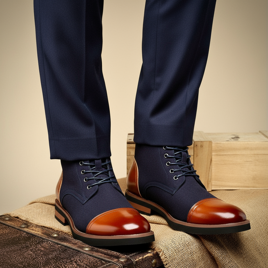 Oliver Ashford Oxford Leather Boots – Classic Men’s Dress Boots