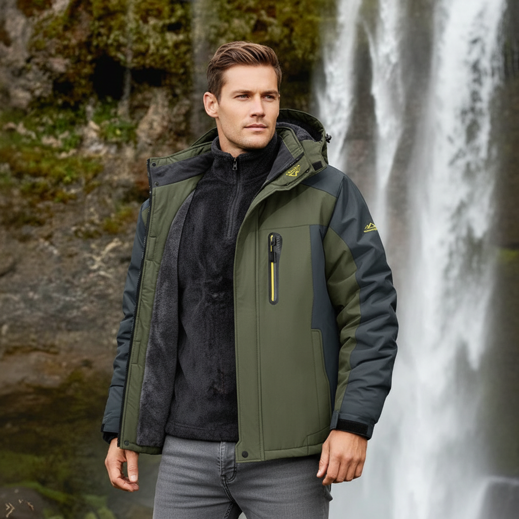 Arvid Men’s Winter Jacket – Warm Padded Casual Coat